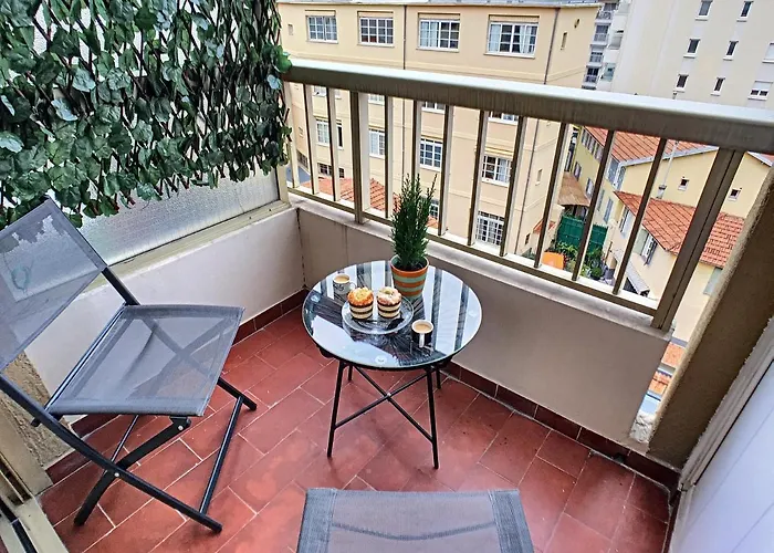 Nestor&jeeves - La Nissarde Terrasse - Center Apartamento *